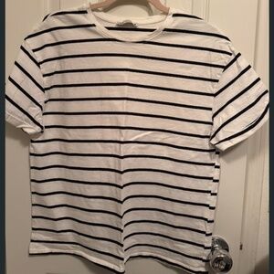 zara striped tee